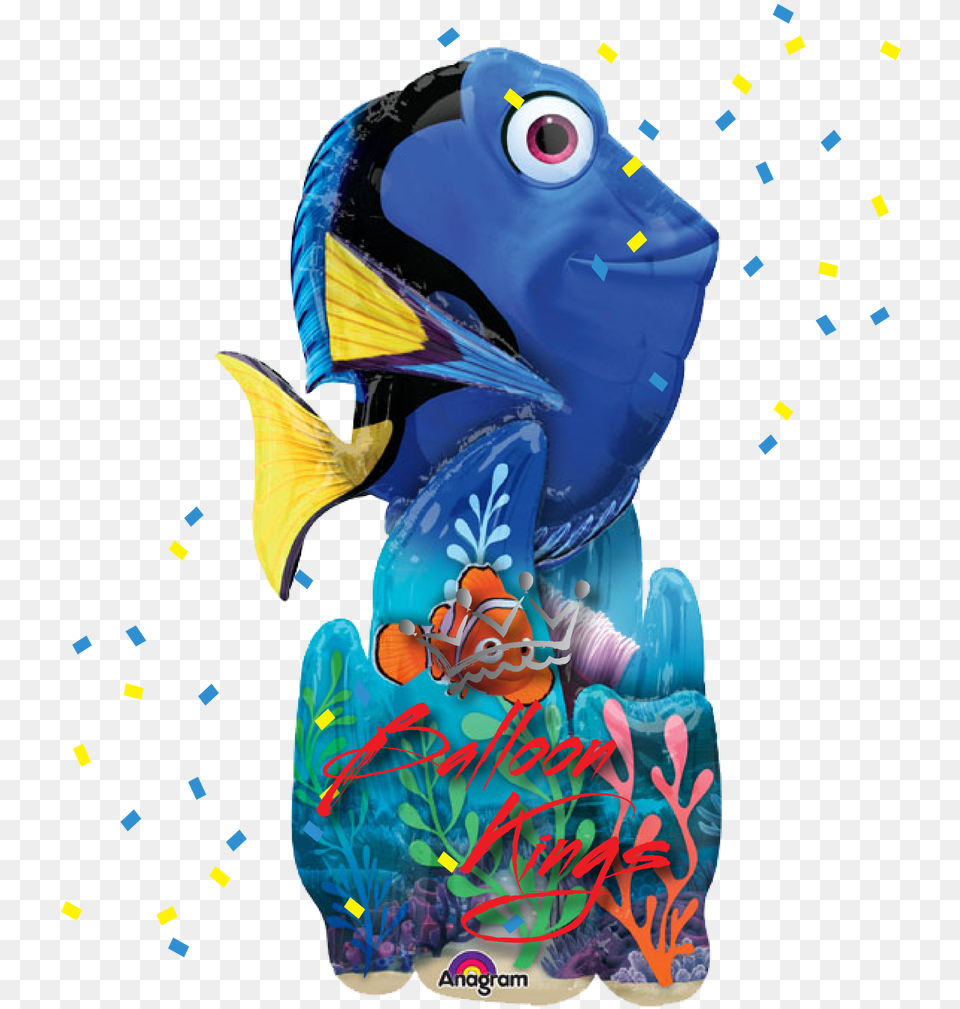 Transparent Finding Dory Dory Balloon, Art, Animal Free Png Download