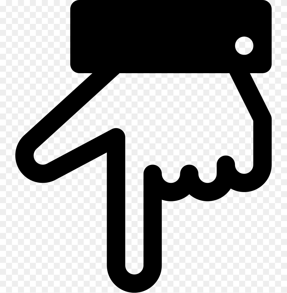 Transparent Finger Pointing Clipart Finger Point Down Icon Free Png Download