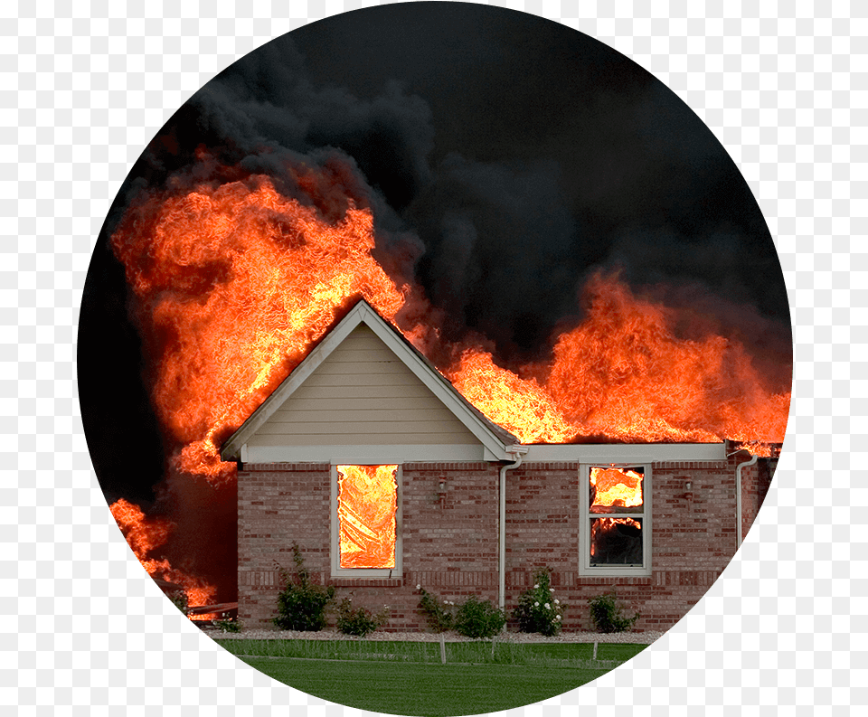 Fire And Smoke Start A House Fire, Nature, Outdoors, Bonfire, Flame Free Transparent Png