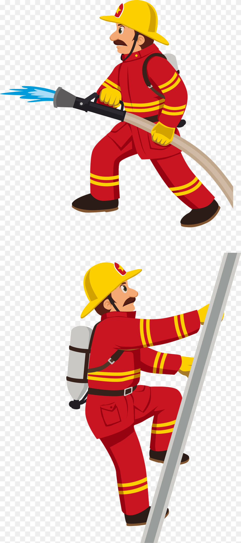 Fire Engine Fireman, Clothing, Hardhat, Helmet, Person Free Transparent Png