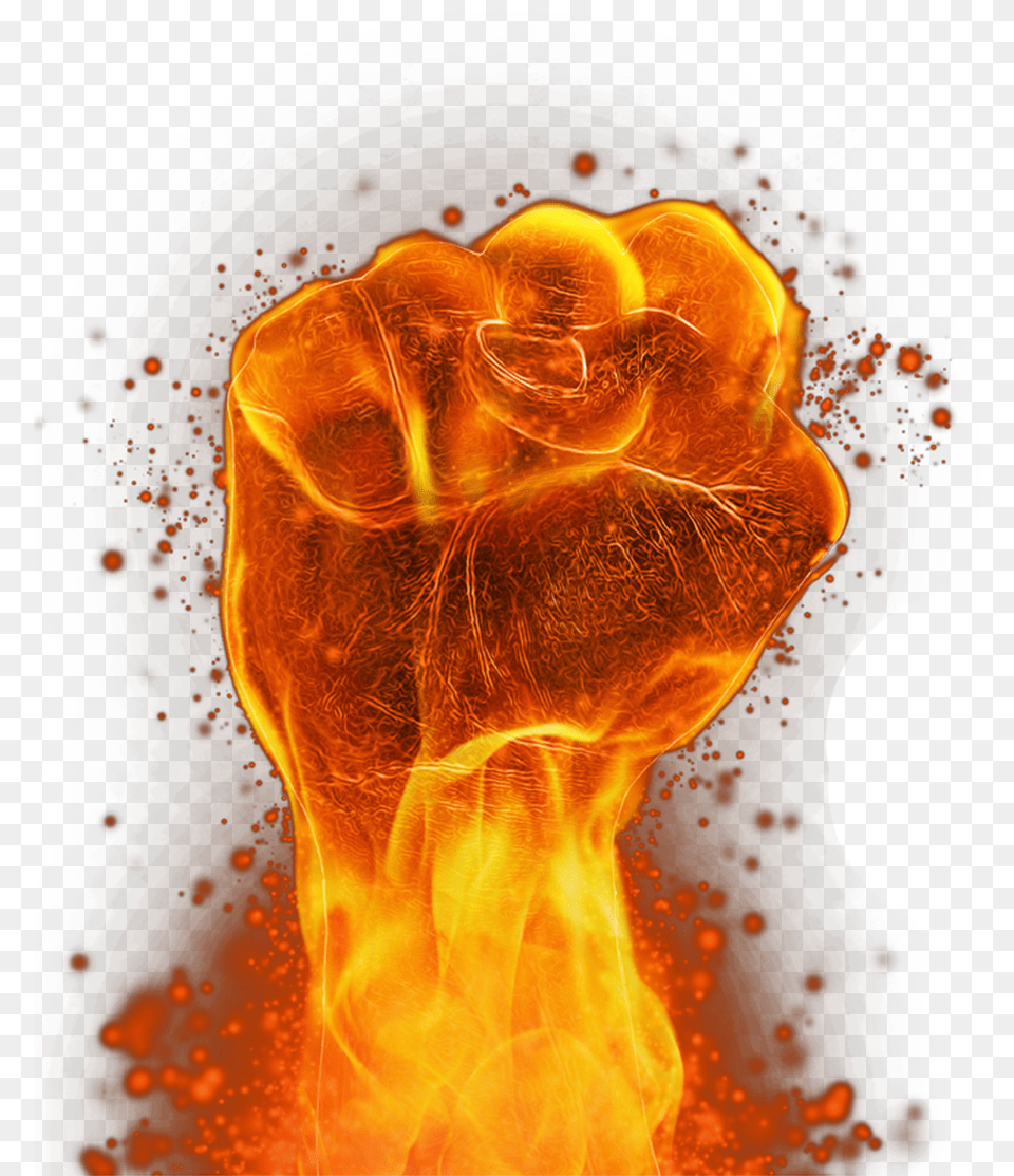 Transparent Fire Hand Image Searchpng Power Fire Hand, Mountain, Nature, Outdoors, Body Part Free Png Download