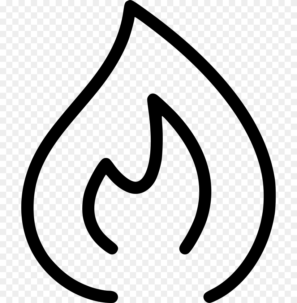 Transparent Fire Icon Fire Line Icon, Stencil, Bow, Weapon, Symbol Png Image