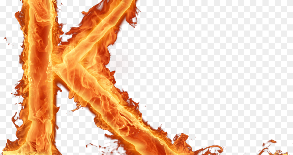 Fire Letters Letter K On Fire, Flame, Adult, Bride, Female Free Transparent Png