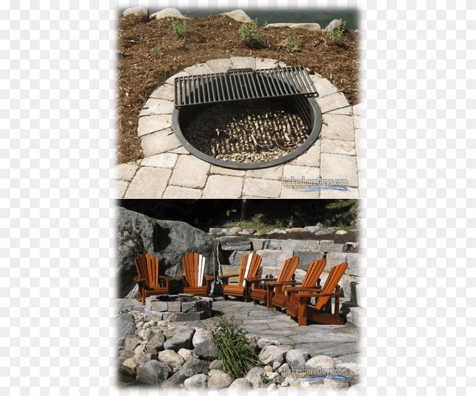 Transparent Fire Pit Shoreline Fire Pit, Path, Walkway, Flagstone, Furniture Free Png Download