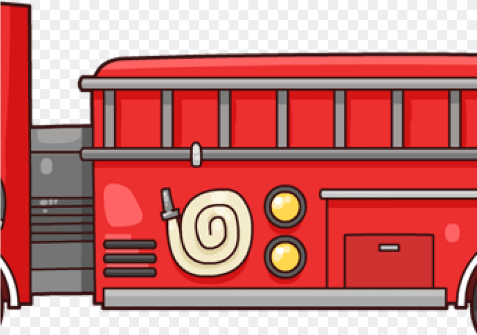 Transparent Fire Truck Fire Truck Clipart, Bus, Transportation, Vehicle, Tour Bus Png Image