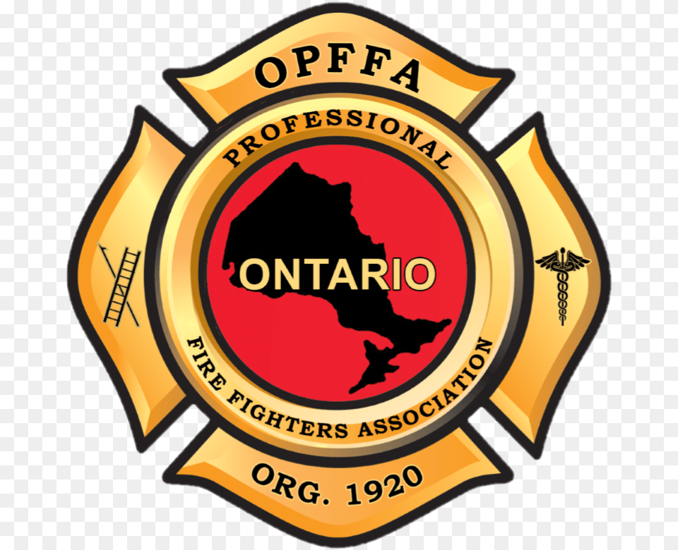 Transparent Firefighter Symbol Opffa, Badge, Logo, Food, Ketchup Png Image