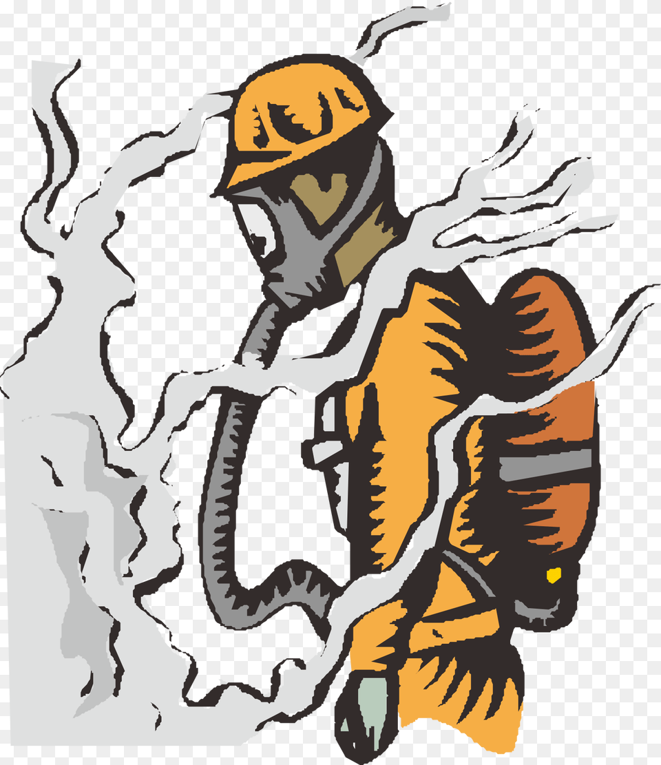 Firefighters Clipart, Clothing, Hardhat, Helmet, Person Free Transparent Png