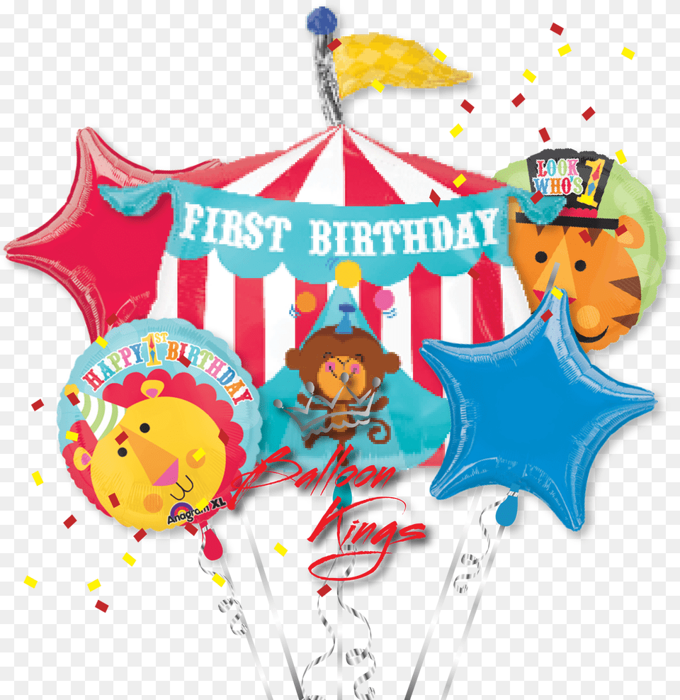 First Birthday Happy Birthday Circus, Leisure Activities Free Transparent Png