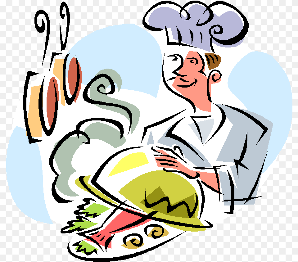 Transparent Fish Dinner Clipart Restaurant Cartoon, Art, Person, Head, Face Png
