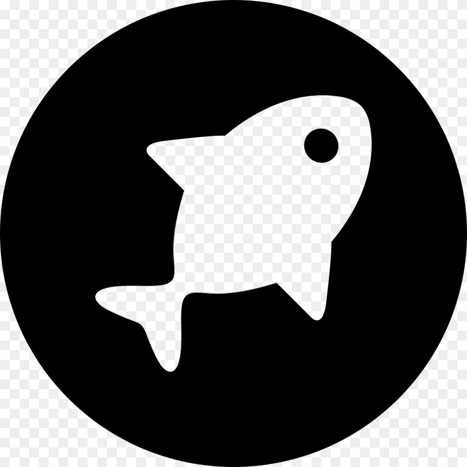 Transparent Fish Icon, Stencil Free Png