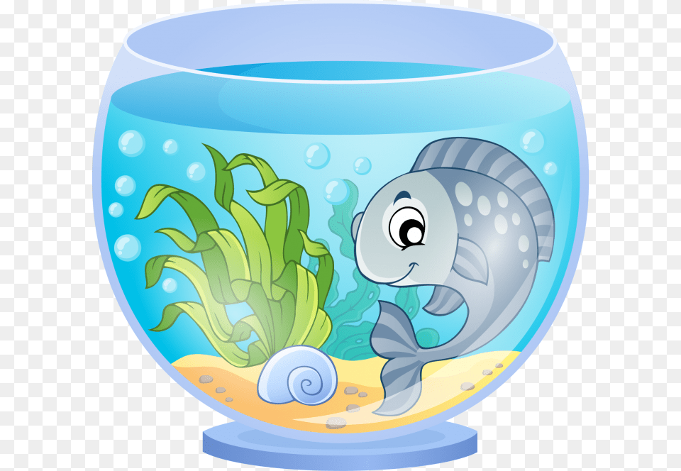 Transparent Fish Tank Fish In Tank Cartoon, Animal, Aquarium, Sea Life, Water Png