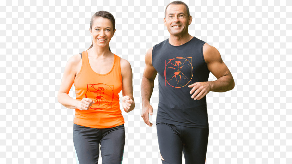 Fitness Couple Healthy Couple, Adult, Vest, T-shirt, Person Free Transparent Png