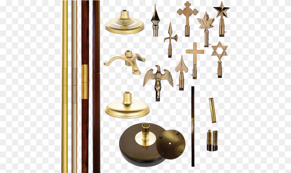 Transparent Flagpole Clipart Gold Eagle, Bronze, Indoors, Animal, Bird Png