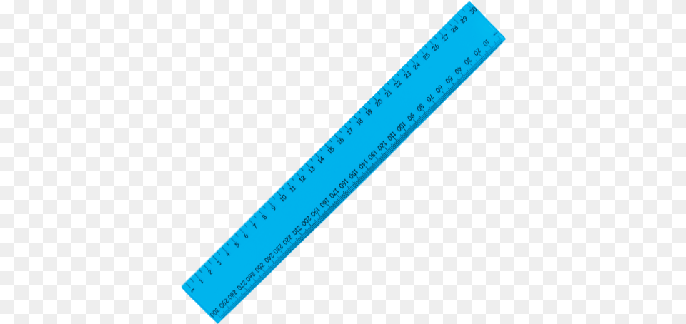 Transparent Flexi Ruler Light Blue Crayon Clipart, Chart, Plot, Measurements, Blade Free Png