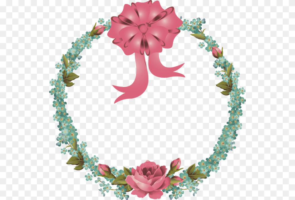Transparent Floral Wreath Spring Wreath Transparent, Art, Pattern, Graphics, Flower Free Png Download