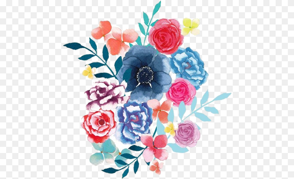 Transparent Flores Dibujo, Flower, Pattern, Plant, Rose Free Png
