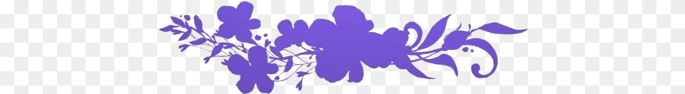 Transparent Flower Divider Purple, Art, Graphics, Floral Design Png Image