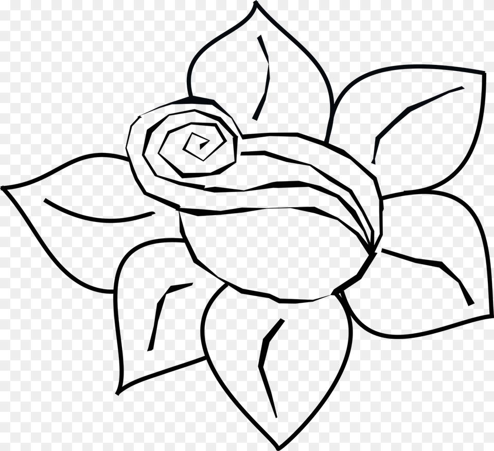 Transparent Flower Field Line Art, Accessories, Pattern, Silhouette Free Png