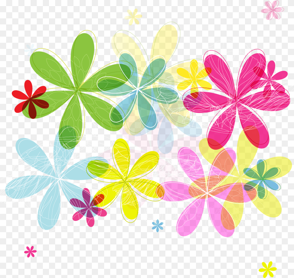 Transparent Flower Girly, Art, Floral Design, Graphics, Pattern Png
