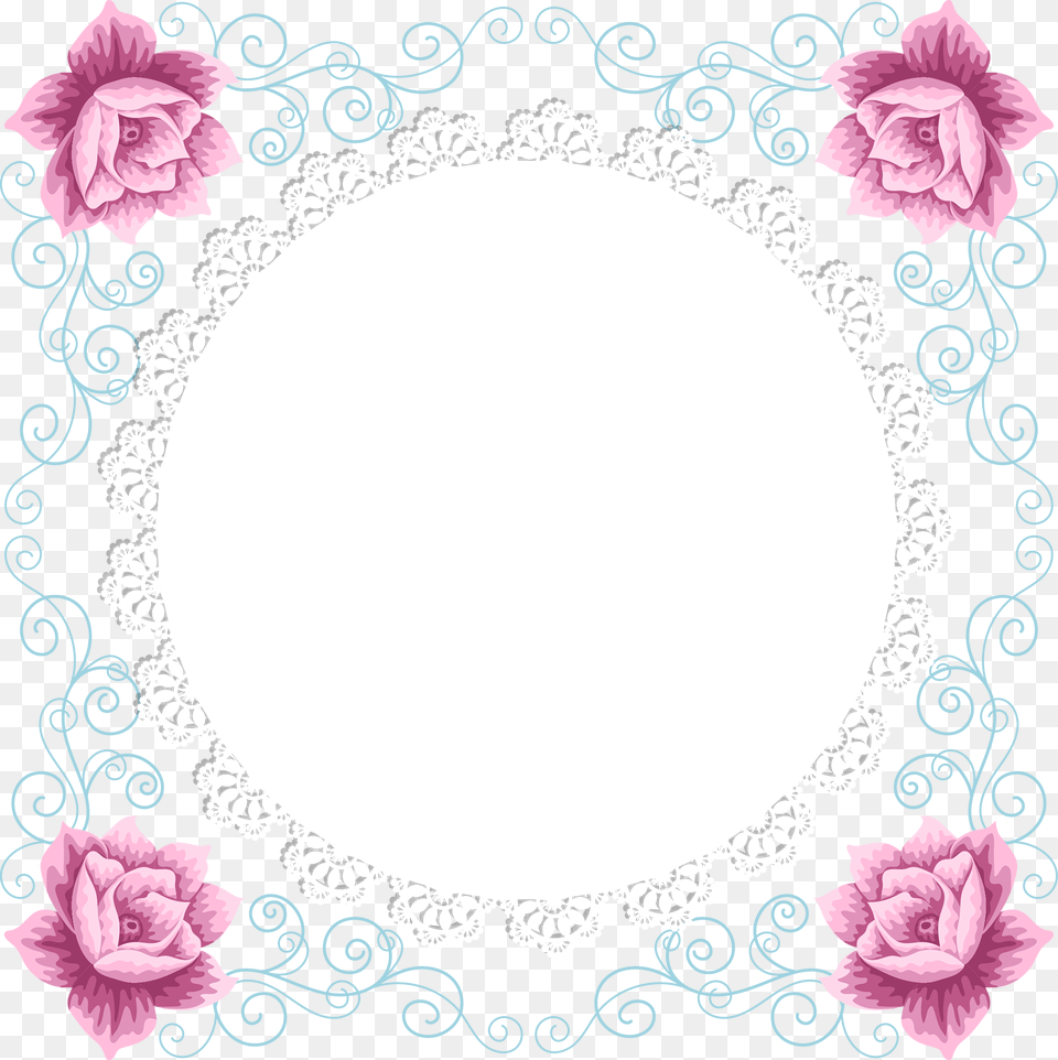 Transparent Flower Lace Diamond Blade, Oval, Pattern, Plant Png