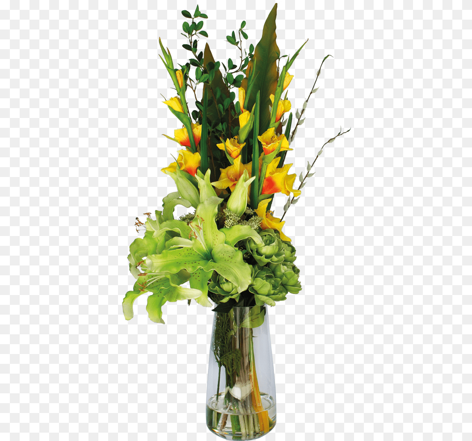 Transparent Flower Vase With Flowers Photography Bouquet, Flower Arrangement, Flower Bouquet, Plant, Art Png Image