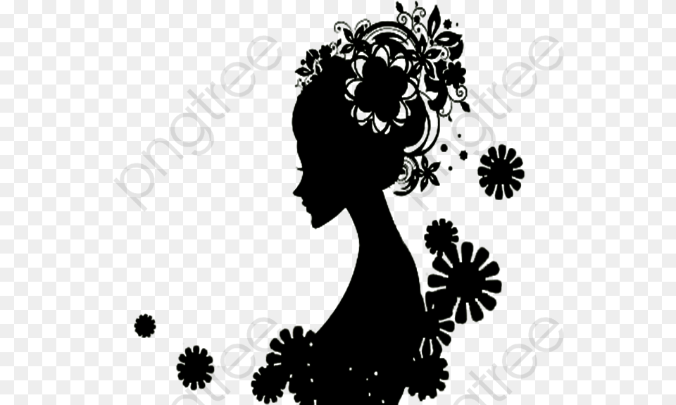 Transparent Flowers Clipart Black And White Henna Flower Clipart Black And White, Art, Floral Design, Graphics, Pattern Free Png