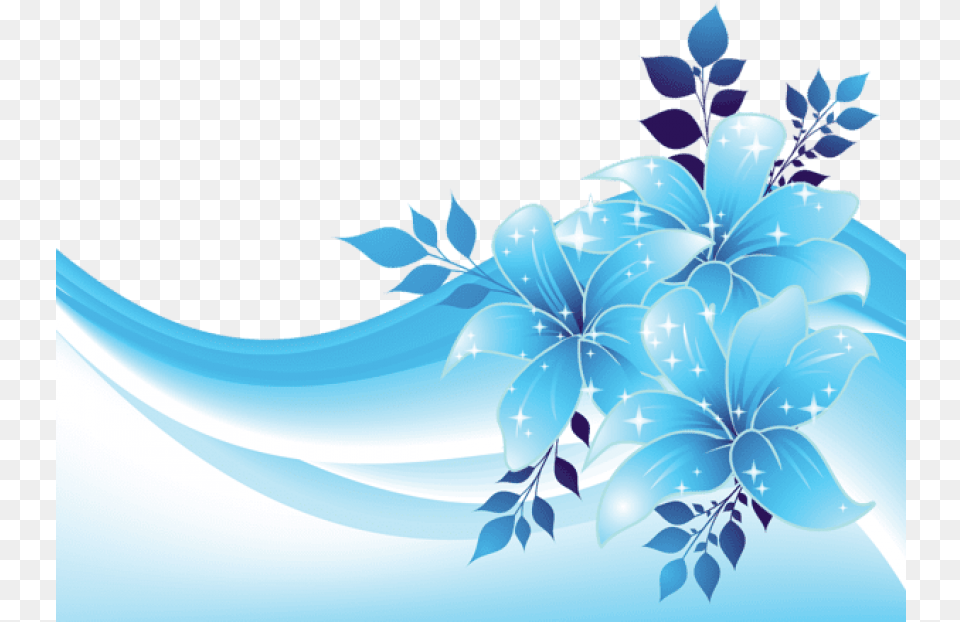 Transparent Flowers Paper Background Textured Background Blue Flower Border, Art, Floral Design, Graphics, Pattern Png