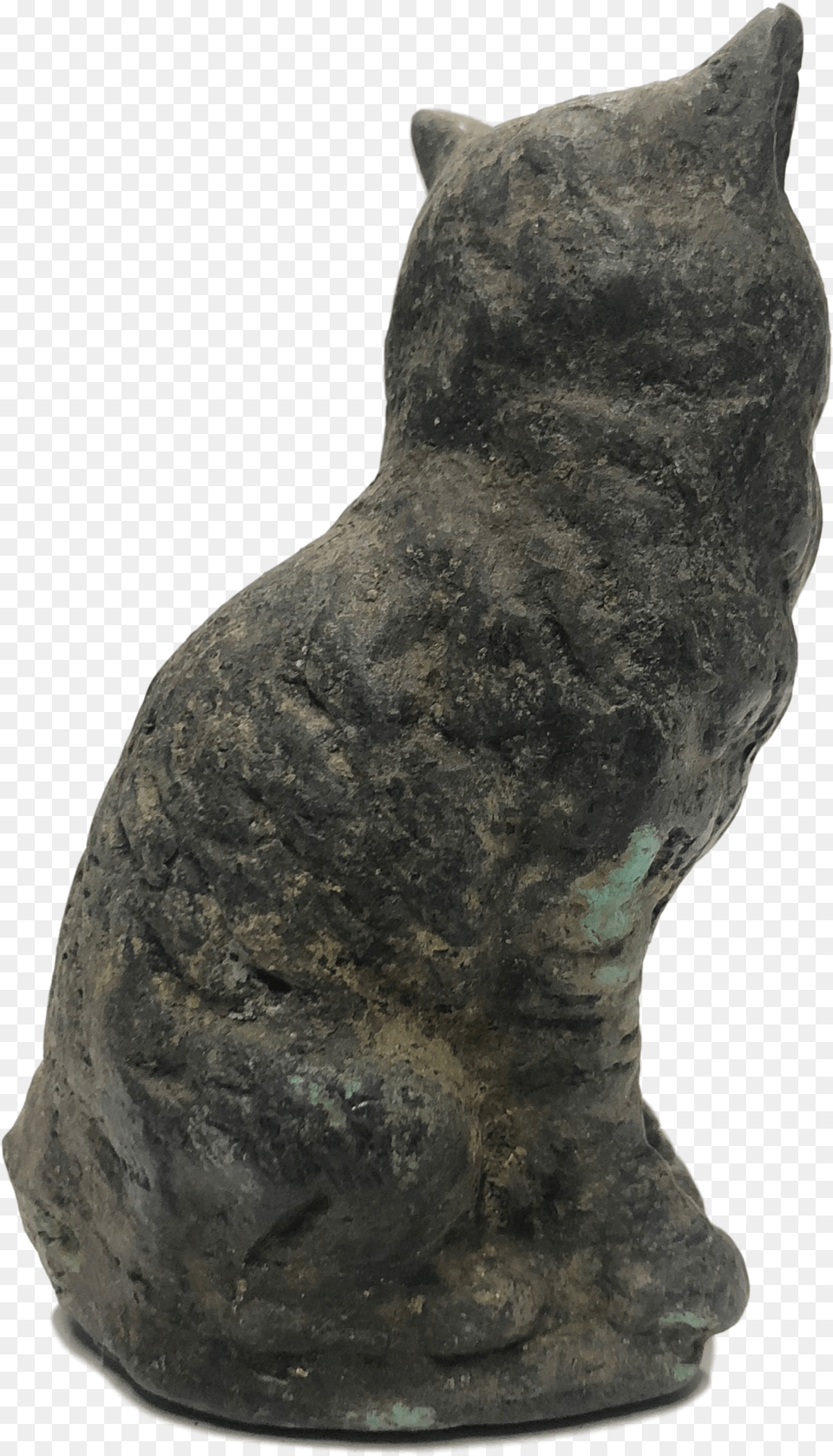 Transparent Fluffy Bronze Sculpture, Figurine, Animal, Cat, Pet Png
