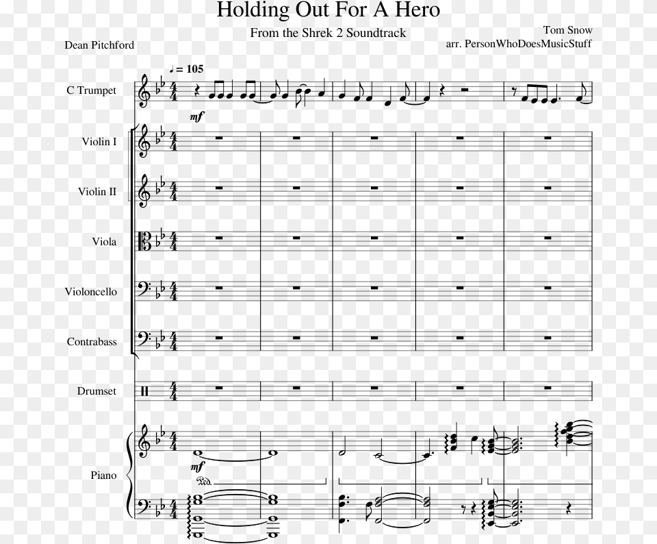 Flute Miraculous Ladybug Theme Song Violin Sheet Music, Gray Free Transparent Png