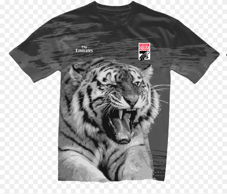 Transparent Fly Emirates Tiger Count Doubles In Nepal Since 2009, Clothing, T-shirt, Animal, Mammal Png Image