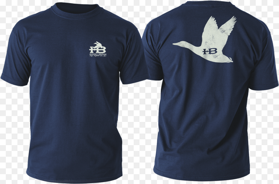 Transparent Flying Duck Active Shirt, Clothing, T-shirt, Adult, Male Png Image
