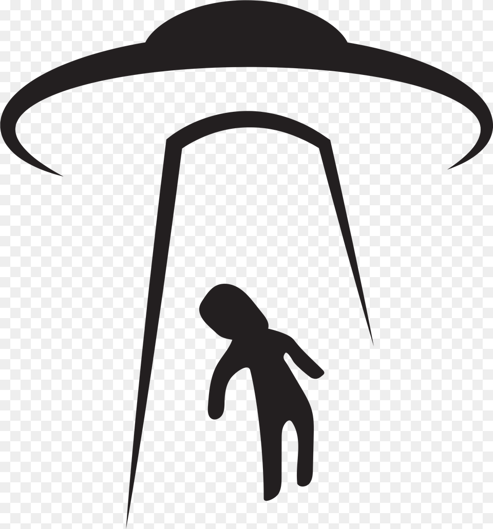 Transparent Flying Saucer Flying Saucer Black And White, Clothing, Hat, Silhouette, Stencil Png Image