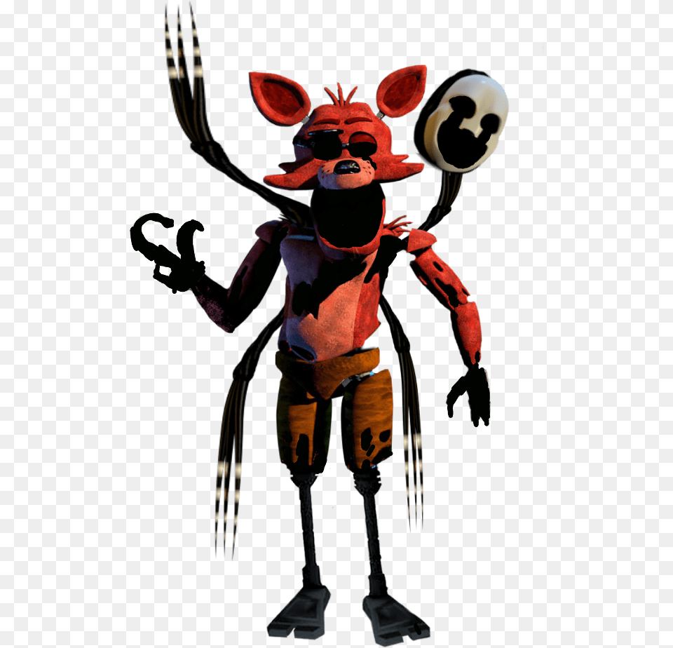 Fnaf Ender Foxy From Five Nights At Freddy39s, Adult, Male, Man, Person Free Transparent Png