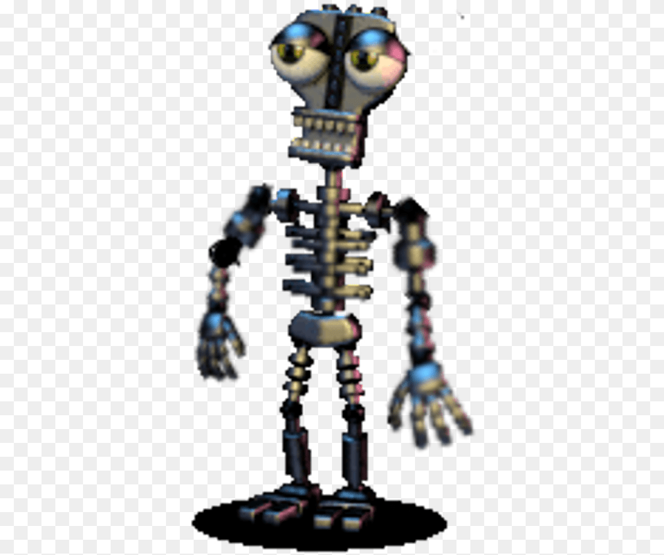 Transparent Fnaf Skeleton Fnaf World Endo, Robot, Person Png