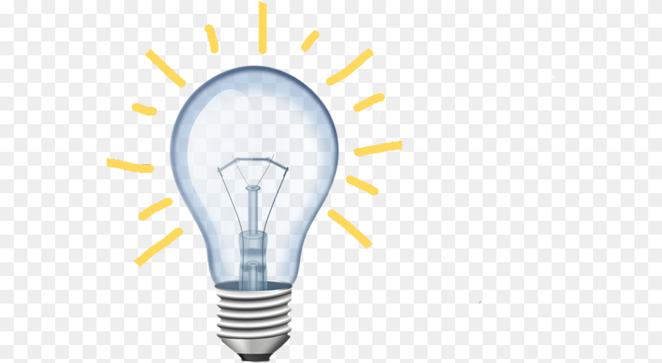 Transparent Foco Light Lamp On Off, Lightbulb Free Png Download