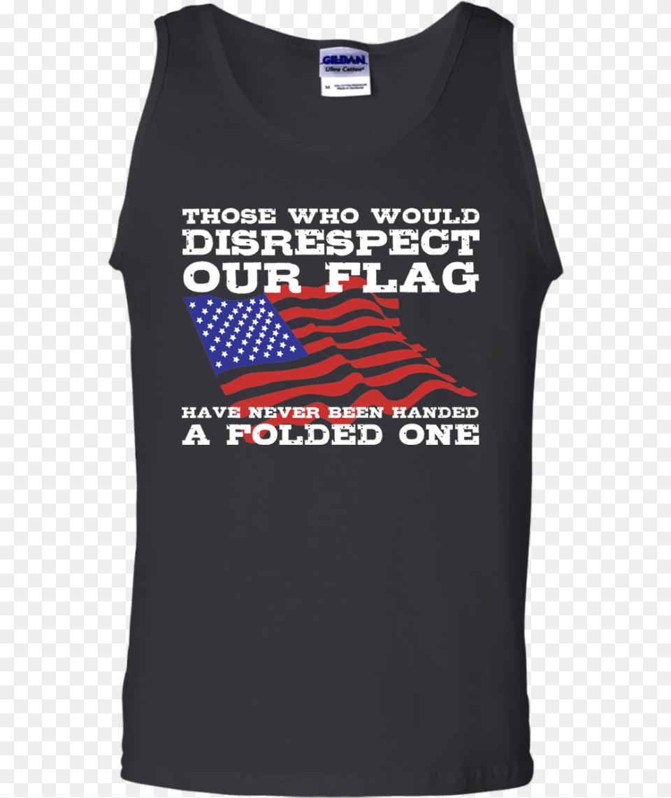 Transparent Folded Flag Active Tank, Clothing, T-shirt, Tank Top Free Png Download
