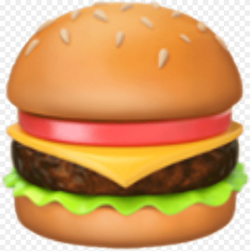 Transparent Food Emojis Iphone Hamburger Emoji, Birthday Cake, Burger, Cake, Cream Free Png