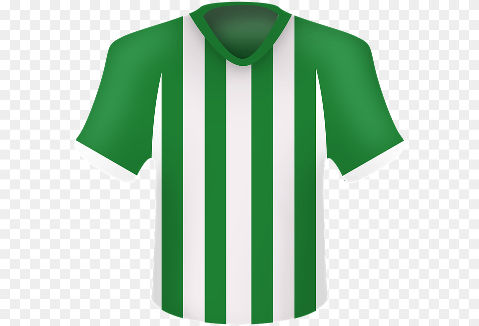 Football Jersey Green Football Jersey, Clothing, Shirt, T-shirt Free Transparent Png
