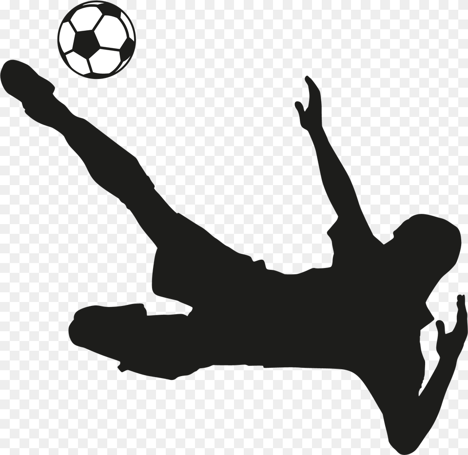 Transparent Football Player Siluetas De Deporte Futbol, Ball, Soccer, Soccer Ball, Sport Free Png