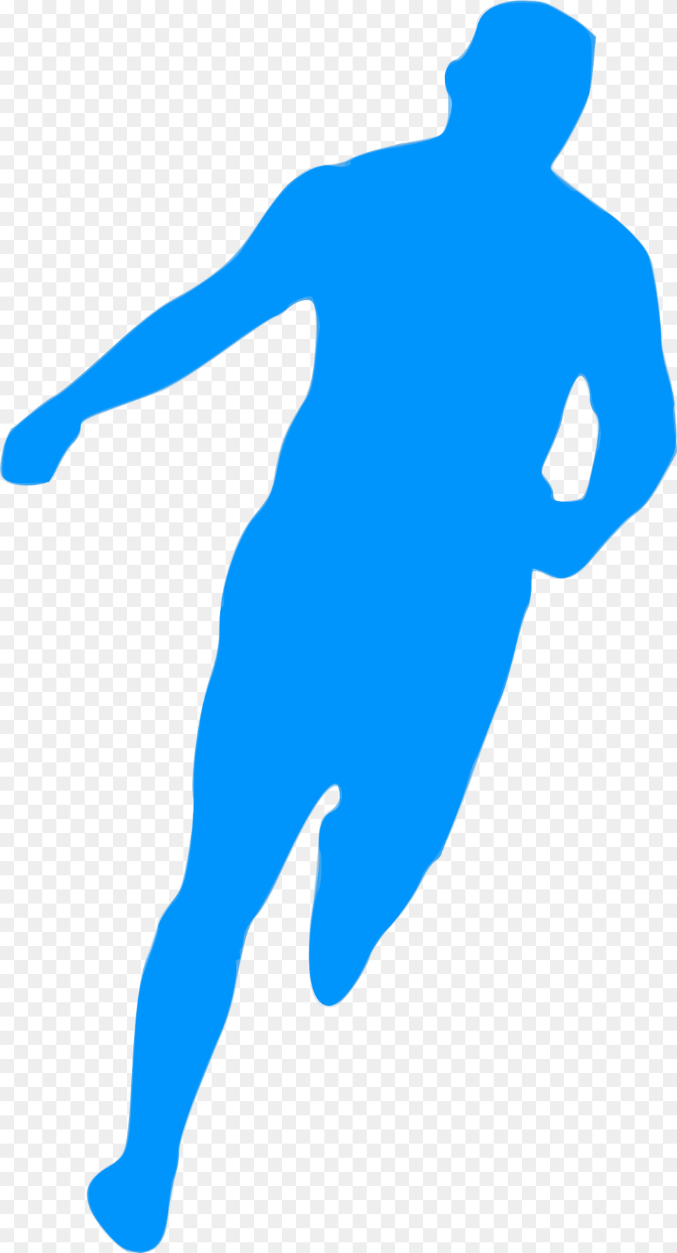 Transparent Football Silhouette Soccer Player Running Transparent, Adult, Clothing, Long Sleeve, Male Free Png