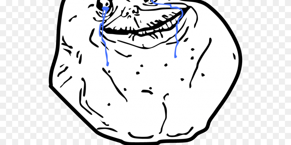 Transparent Forever Alone Meme Forever Alone Troll, Person, Art, Face, Head Png