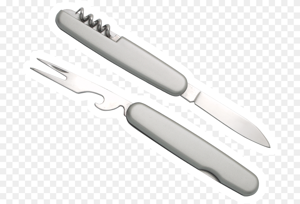 Transparent Fork And Knife, Blade, Cutlery, Weapon, Dagger Png Image