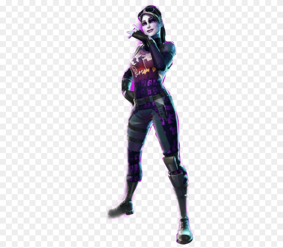 Transparent Fortnite Dark Bomber, Purple, Clothing, Costume, Person Png