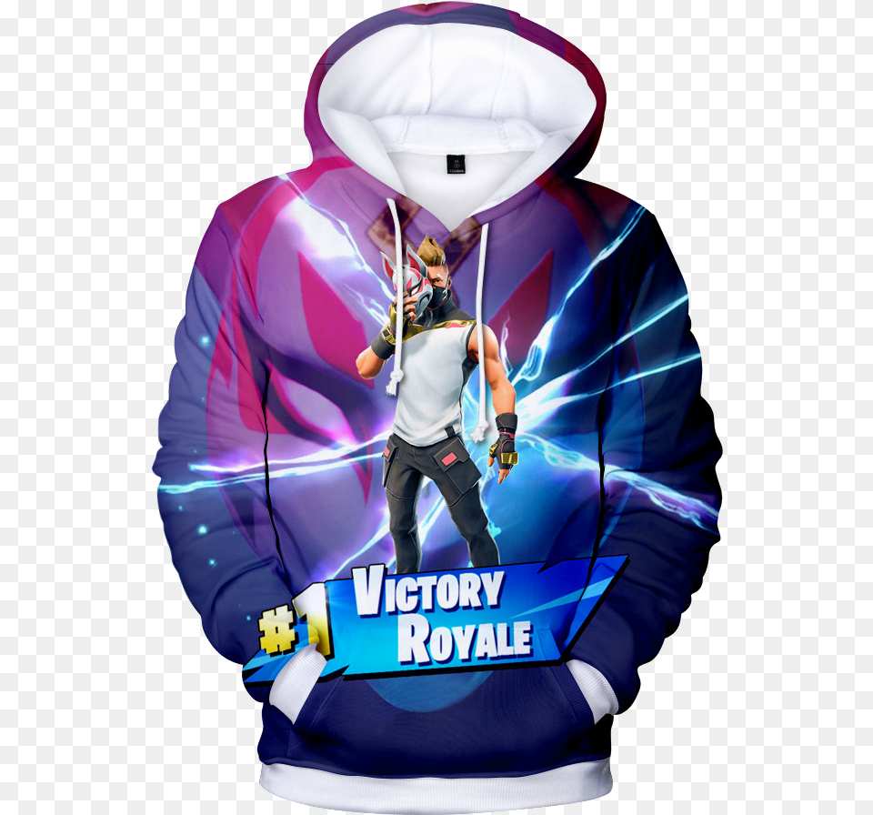 Transparent Fortnite Victory Royale Pull Fortnite Victory Royale, Sweatshirt, Sweater, Knitwear, Jacket Free Png