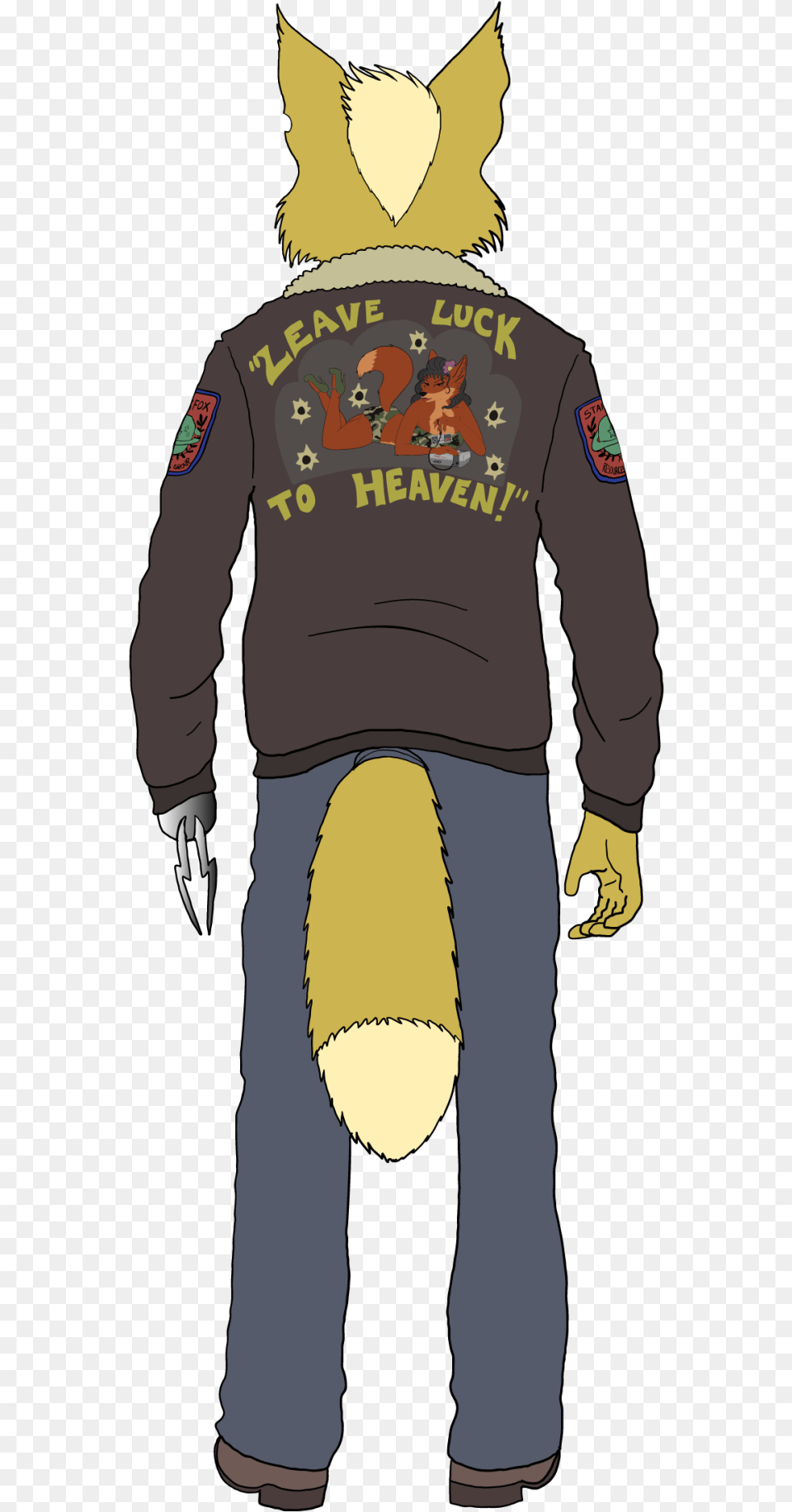 Transparent Fox Mccloud Cartoon, Person, Sweater, Clothing, Knitwear Free Png Download