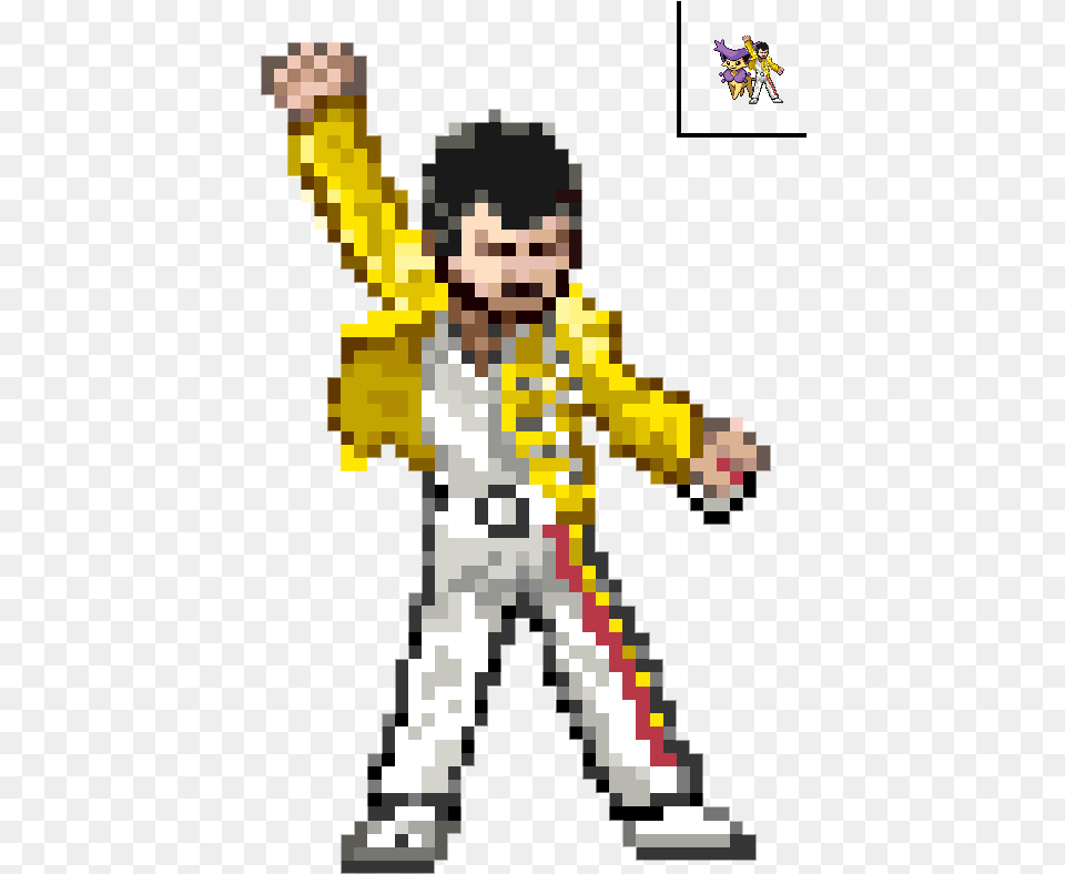 Transparent Freddie Mercury Freddie Mercury Pixel Art Minecraft, Person, Body Part, Hand, Martial Arts Png