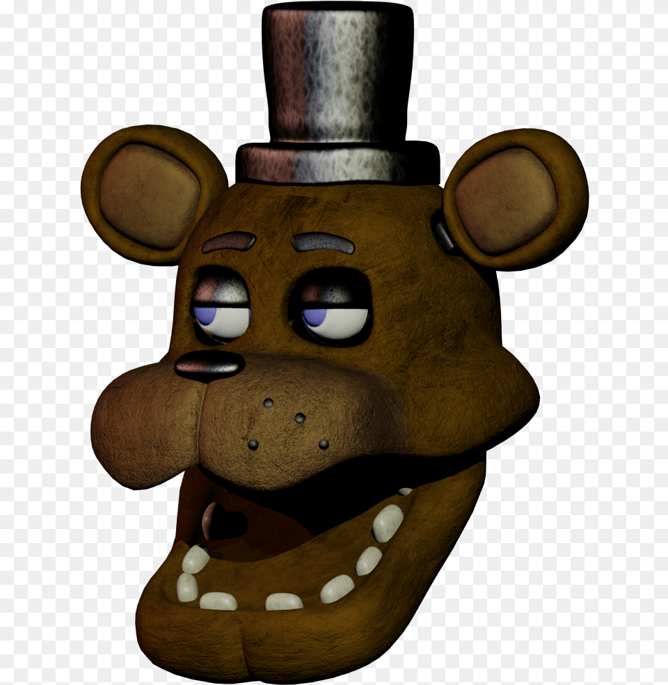 Transparent Freddy Head Cartoon, Toy Png