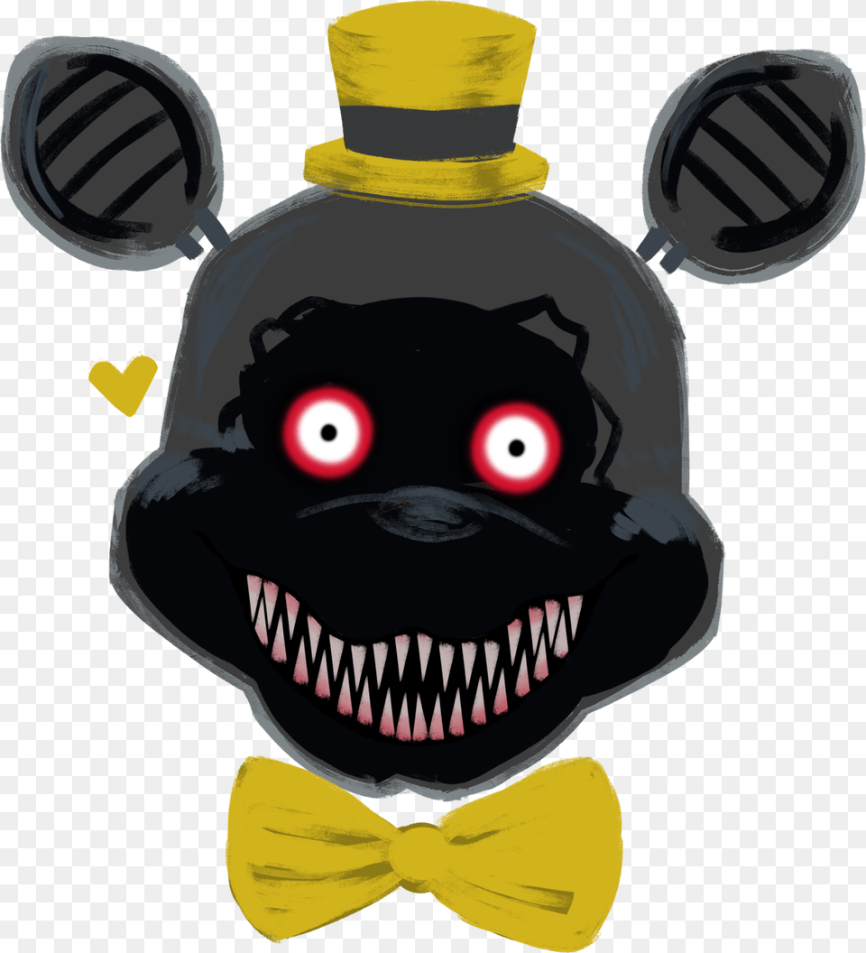 Transparent Freddy Head Fnaf Nightmare Head, Accessories, Formal Wear, Tie, Baby Png