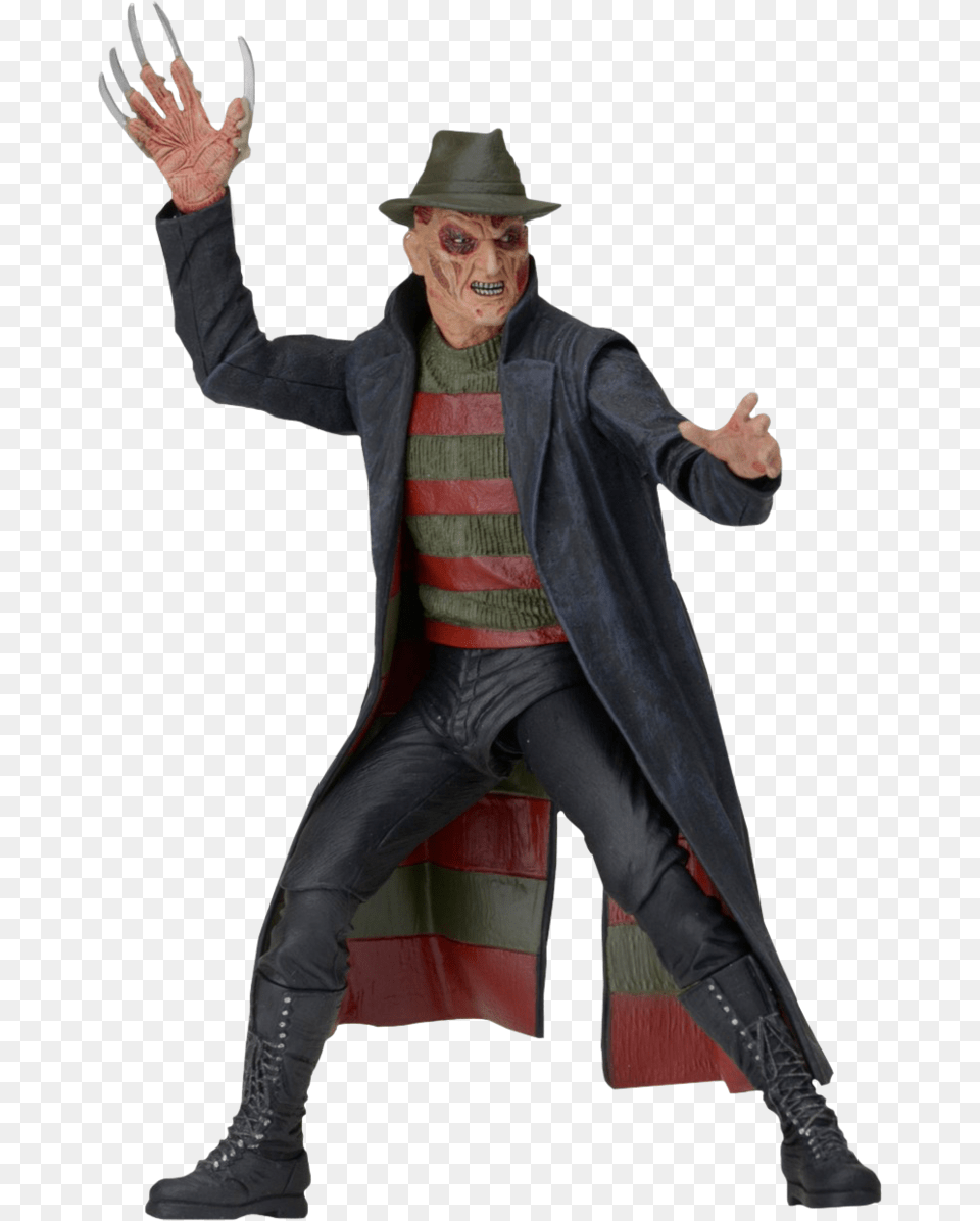 Transparent Freddy Krueger Wes Craven39s New Nightmare Freddy, Clothing, Coat, Costume, Person Free Png