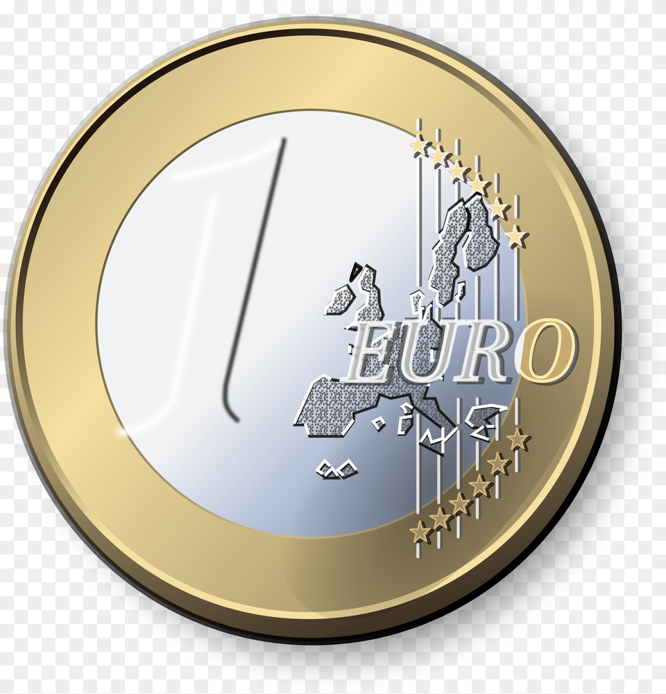 Download Euro Coin Clipart, Gold, Money, Disk, Photography Free Transparent Png